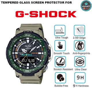 Casio PRO-TREK PRT-B70-5 PROTREK Series 9H กระจกนิรภัยกันรอยหน้าจอนาฬิกา PRTB70 MUD MASTER ป้องกันรอยขีดข่วน