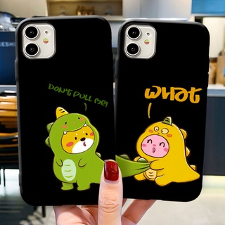 เคสโทรศัพท์มือถือแบบนิ่ม ผิวด้าน ลายคู่รัก 2 สําหรับ VIVO Y95 Y93 Y91C Y91 Y85 Y81 Y81i Y71 Y71i Y67 Y55 Y53 Y1S