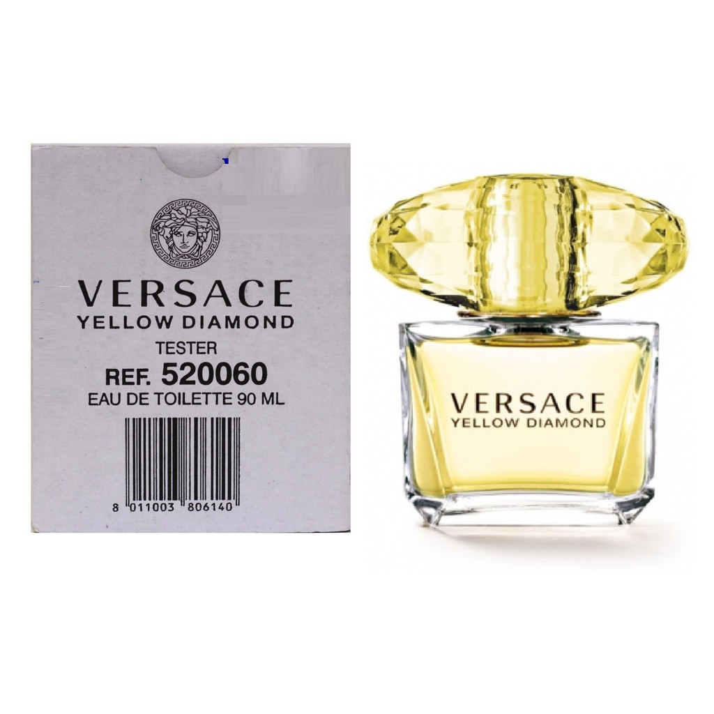 Versace Yellow Diamond EDT 90 ml.  เทสเตอร์ กล่องน้ำตาล