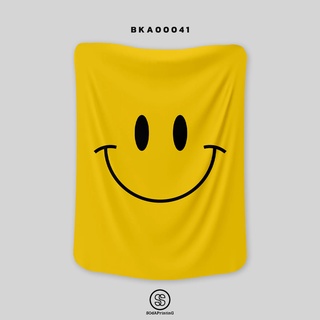 ผ้าห่ม พิมพ์ลาย Smiley BKA00041 #ผ้าห่ม #ผ้าห่มพิมพ์ลาย #SOdAhome #SOdABlanket #Blanket