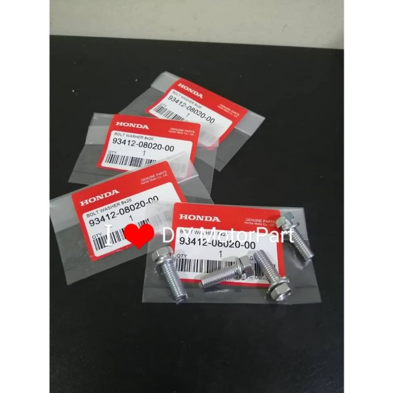 Skru step bar SKRU ขาตั้งเตะ EX5 HP/DREAM stok klang