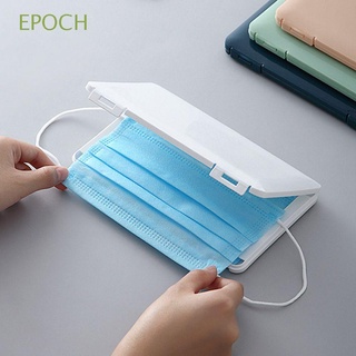 Epoch กล่องเก็บหน้ากากทรงสี่เหลี่ยมกันฝุ่นแบบพกพาหลากสี 1ชิ้น