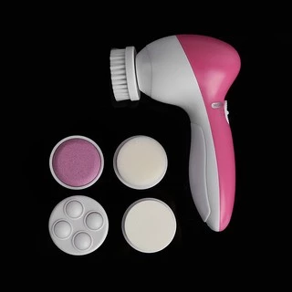 เครื่องขัดหน้า 5 in 1 เครื่องลัางหน้าไฟฟ้า Electric Facial Massage Cleaner เครื่องนวดหน้า เครื่องทำความสะอาดผิวหน้า