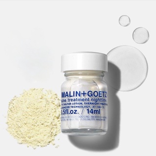 Malin+goetz Salicylic Acid เซรั่มรักษาสิว รอยแผลเป็นจากสิว กลางคืน เซรั่มซ่อมแซมผิวหน้า 14 มล.