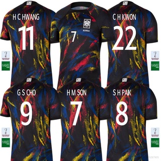 Ys2 เสื้อยืดลําลอง แขนสั้น พิมพ์ลายฟุตบอล World Cup CHKwon SHPaik GSCho Hwang HMSon Player Version SY2 22-23