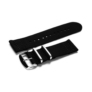 สายนาโต้ Two piece nato strap รุ่น Black