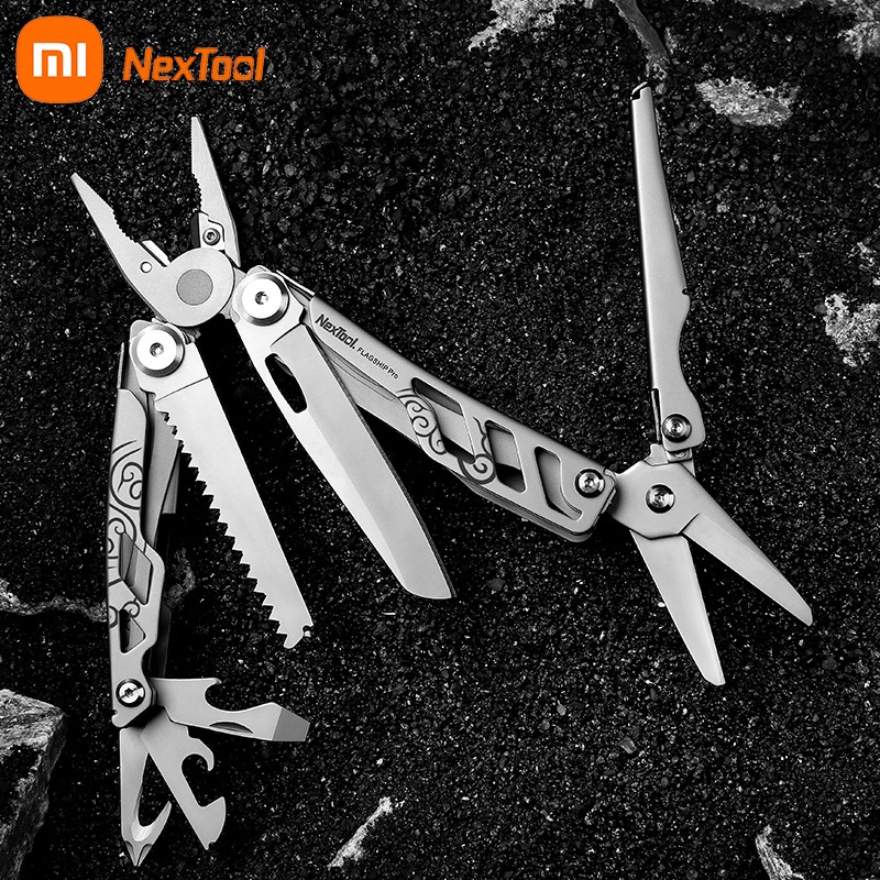 Xiaomi NexTool Flagship Pro Special EDC Outdoor Hand Set 16 IN 1 Multi-Tool Pliers Folding Knife Scr