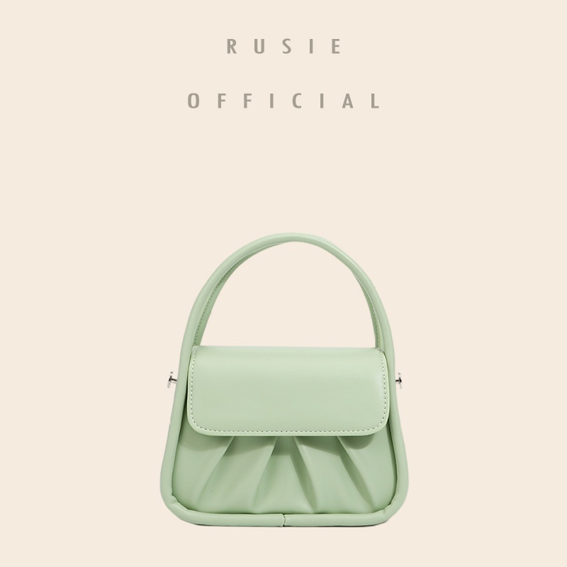 RUSSET กระเป๋าผู้หญิง กระเป๋าสะพายหนัง ดีไซน์สุดหรูและเรียบง่าย ดูเก๋ ไฮโซ มีให้เลือก 3 สี รุ่น PC045