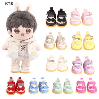 Kts รองเท้าบูท หนัง PU 5 ซม. สําหรับตุ๊กตา 14 นิ้ว American&amp; EXO Doll 1/6