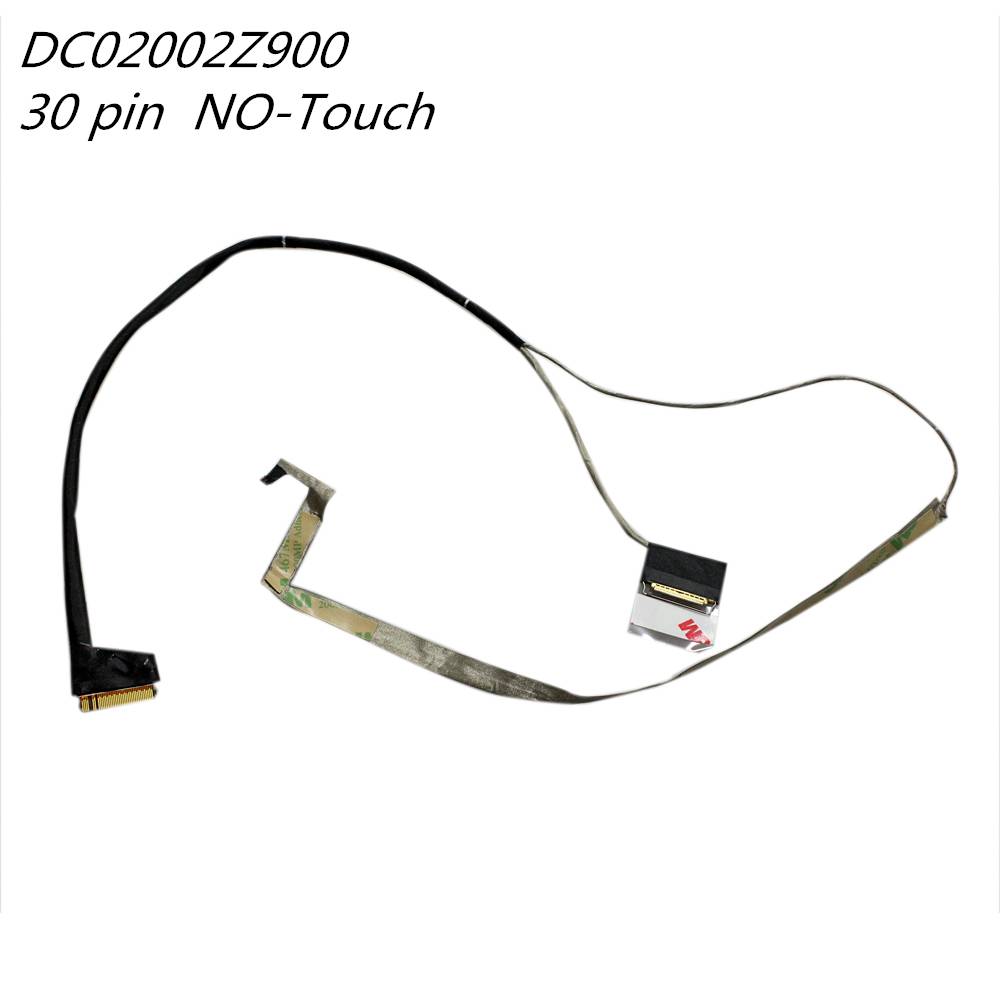 สาย LCD หน้าจอจอแสดงผลสาย lvds Flex สําหรับ Dell G3 3779 3579 0X4C1F DC02002Z900 30PIN