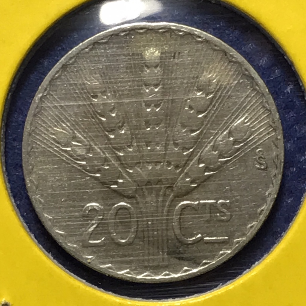 No.60682 เหรียญเงิน ปี1942 อุรุกวัย 20 CENTESIMOS เหรียญสะสม เหรียญต่างประเทศ เหรียญเก่า หายาก ราคาถูก