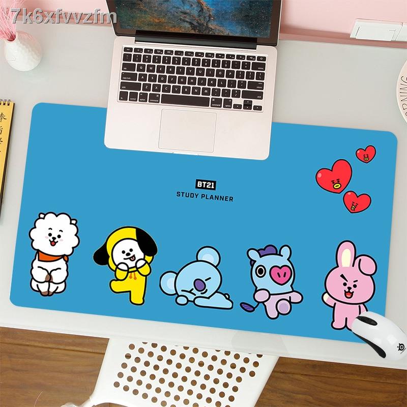 BTS table mat cute cartoon table mat Korean cartoon bt21 large mouse ...