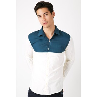 เสื้อเชิ้ตแต่งสี ผ้าOxford by ฺBuccaneer (สินค้าพร้อมส่ง)