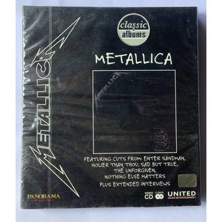 VCD วีซีดีเพลง Metallica เรื่องราวการทำสุดยอดอัลบั้ม Metallica featuring Enter Sandman Sad But True etc. ลิขสิทธิ์ ซีล