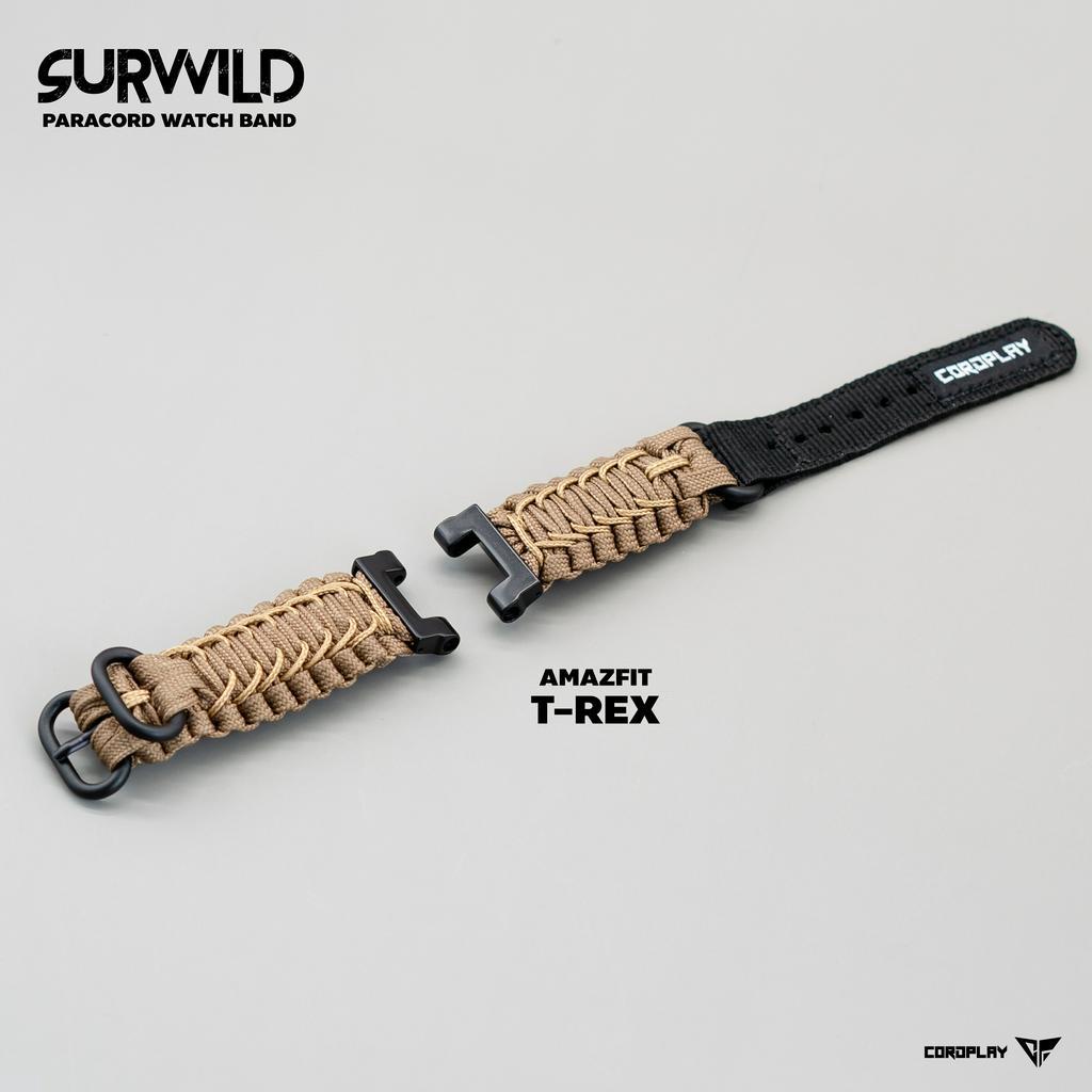 สายนาฬิกา SURWILD สำหรับ AMAZFIT T-REX / T-REX PRO  [[ ใส่กับ T-REX 2 ไม่ได้!!! ]]