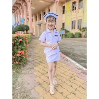 ชุดพยาบาลเด็ก เซ็ต 6 ชิ้น 💉แถมฟรีป้ายชื่อโลหะ 💉แบรนด์ Nangta Shop ชุดอาชีพในฝัน ชุดอาชีพเด็ก