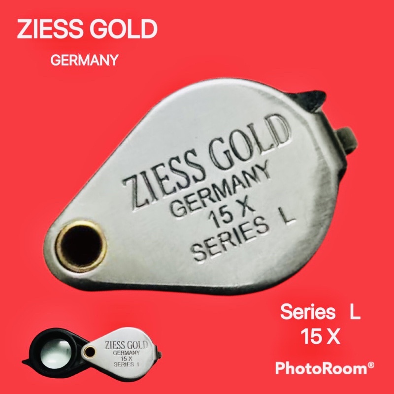 กล้องส่องพระสแตนเลส ZIESS GOLD ขยาย 15 X กล้องส่องพระ เครื่องประดับ เลนส์กว้าง