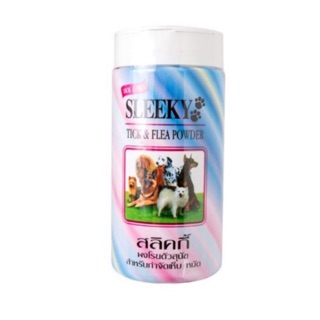 SLEEKY ผงโรยตัวสุนัข กำจัดเห็บ หมัด (150g.)