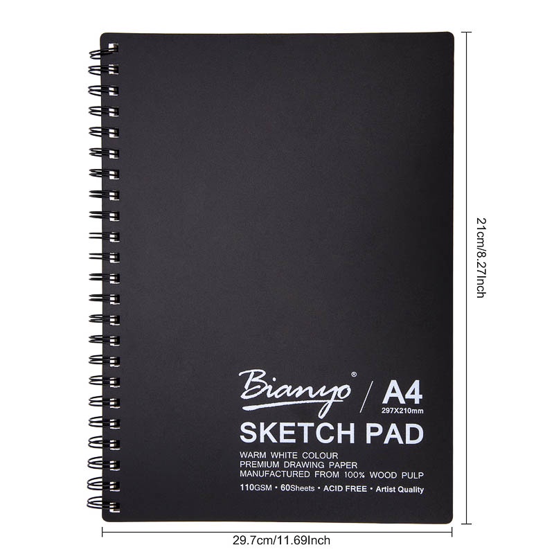Seamiart สมุดโน๊ตกระดาษ A4 / A5 สไตล์วินเทจ 110Gsm 60 แผ่น — صورة 5