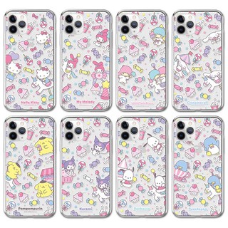 🌈 PreOrder ❤️ Sanrio Characters Clear Jelly Case เคสซานริโอ้ เคสคิตตี้ แบบใส ลิขสิทธิ์แท้ 100%