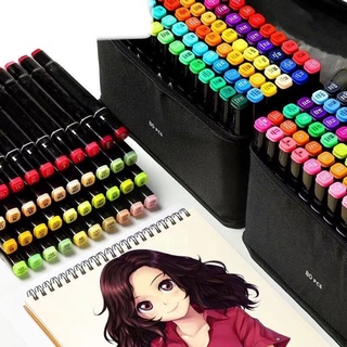 Ocd1 ปากกาโคปิค 24/30/40/60/80สี  marker ปากกาสีมืออาชีพครบชุด