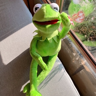 🔥ตุ๊กตาน้องกบเคอร์มิทKermit🐸 ขนนุ่มแขนขาจัดทรงได้✨