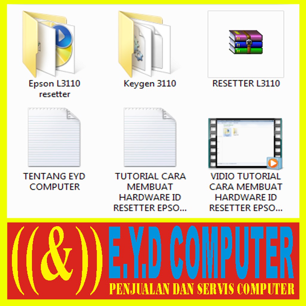 Reseter Epson L3110 Crack