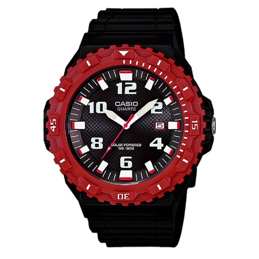Casio นาฬิกาข้อมือ รุ่น MRW-S300H-4BVDF - Black/Red