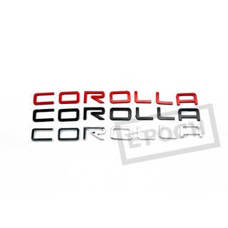 โลโก้ Corolla Cross 3D ติดฝากระโปรงรถยนต์ Corolla Cross