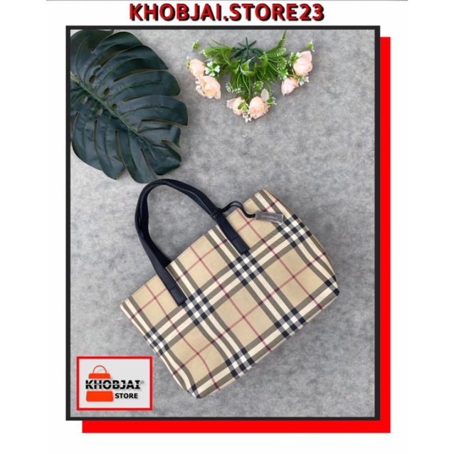 VTG BURBERRY TOTE BAG