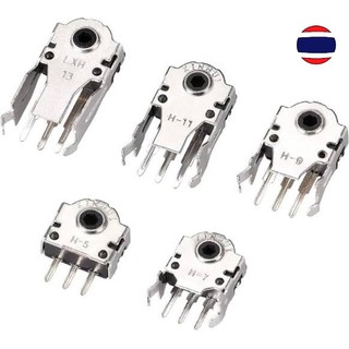 1Pcs ปุ่มสกอร์ เมาส์ ล้อเลื่อน 5MM 7MM 9MM 11MM 13MM Mouse Encoder 11mm Wheel Decoder Mouse Switch Repair Roller