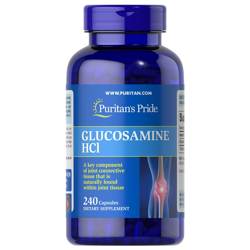 USA Puritan's Pride Glucosamine HCI 680mg 240 Tablets Protect Joints กลูโคซามีนซัลเฟต สหรัฐอเมริกา ป
