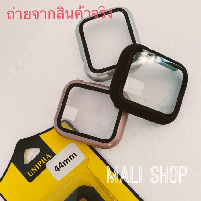 🚀🚀พร้อมส่ง 🚀🚀 เคส Apple Watch ฟิล์มกระจกในตัว คลุมรอบเครื่อง ใส่ง่าย สำหรับ Apple Watch 40mm 42mm 44