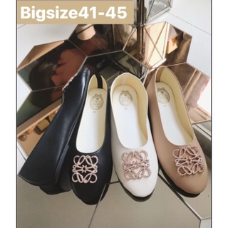 👠sz.41-45 คัชชูหนังนิ่มมากกก เท้าอูมเพิ่มไซส์