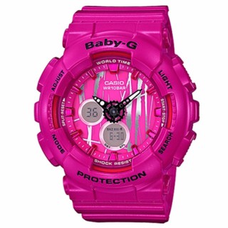 Casio Baby-Gนาฬิกาข้อมือผู้หญิง สายเรซิ่นรุ่นBA-120SP-4A-Pink