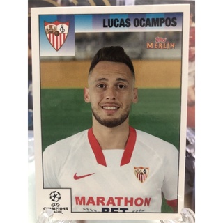 2021 Topps Merlin Heritage 95 UEFA Champions League Soccer Sevilla