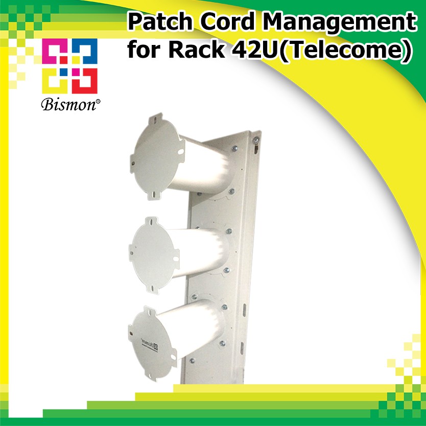 B1-CMPR-42 แผงจัดสายภายในตู้ Rack, Cable Management for Rack 42U (System Telecom) - BISMON