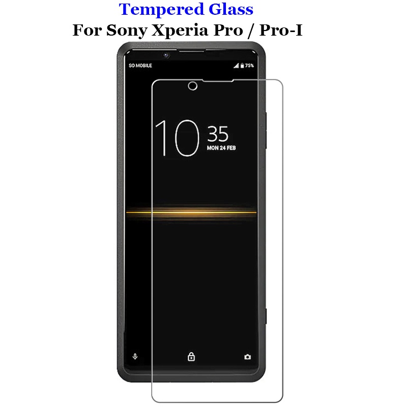 สําหรับ Sony Xperia Pro-I 6.5 "กระจกนิรภัยใส 9H 2.5D พรีเมี่ยมป้องกันหน้าจอฟิล์มป้องกันการระเบิด Toughened Guard
