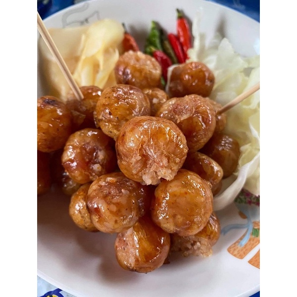 ใส้กรอกอีสานหมู+วุ้นเส้น ขนาด 50ลูก สั่ง2แพ็คฟรีขิงดอง!!!