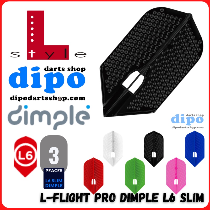 L-Style Darts Flight - L-Flight Pro Slim L6 Dimple