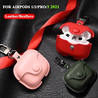 เคสหูฟังหนัง Pu สําหรับ  Airpods Pro 3 2 1 4 Pro