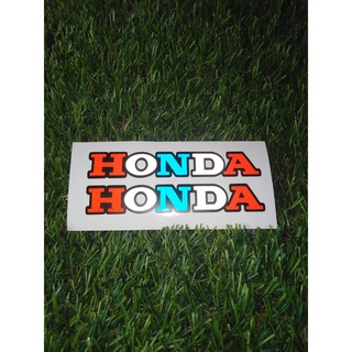 สติ๊กเกอร์ HONDA (สะท้อนแสงแบบตัด 11 x 1.8 cm.) 1 คู่