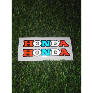 สติ๊กเกอร์ HONDA (สะท้อนแสงแบบตัด 11 x 1.8 cm.) 1 คู่