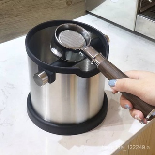 ถังเคาะกากกาแฟ Stainless steel coffee grounds storage barrel กล่องเคาะกากพลาสติก COFFEE KNOCK BOX