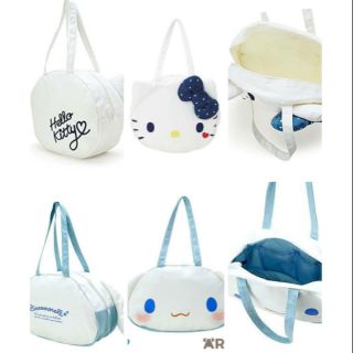 Kitty&amp;Cinnamoroll Tote Bag ทรง Die-Cut