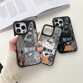 Casetify เคสโทรศัพท์มือถือ TPU กันกระแทก ลาย Star Wars พร้อมกระจก สําหรับ iPhone 13 Pro MAX 12 11 Pro MAX XR X XS MAX 7 8 Plus SE2020