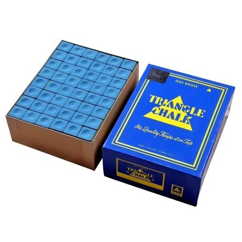 ชอล์กฝนหัวคิวไทรแองเกิล สีน้ำเงิน กล่อง 144 ก้อน