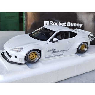 โมเดลรถft86 1/18 โมเดลรถ autoart  Toyota 86 FT86 GT86 rocket bunny 1:18 ราคา OK โมเดลรถของขวัญ