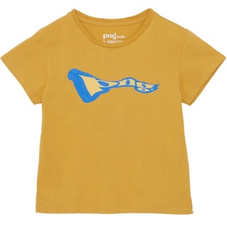 PNG WAVY BABY TEE YELLOW