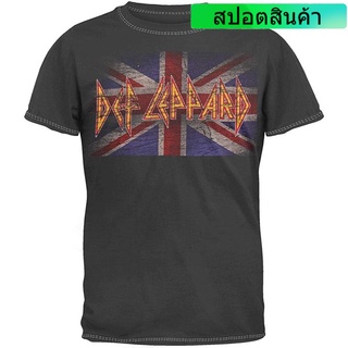 เสื้อยืดคอกลม ผ้าฝ้าย พิมพ์ลาย Def Leppard -s Jack Overdye สไตล์วินเทจ แฟชั่นคลาสสิก สําหรับผู้ชาย